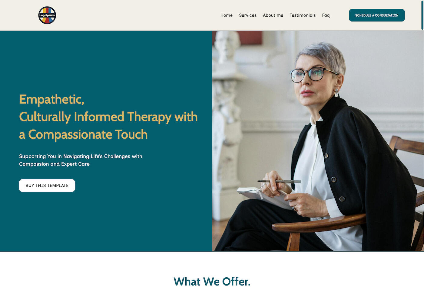 Dr. Anna Carrd template