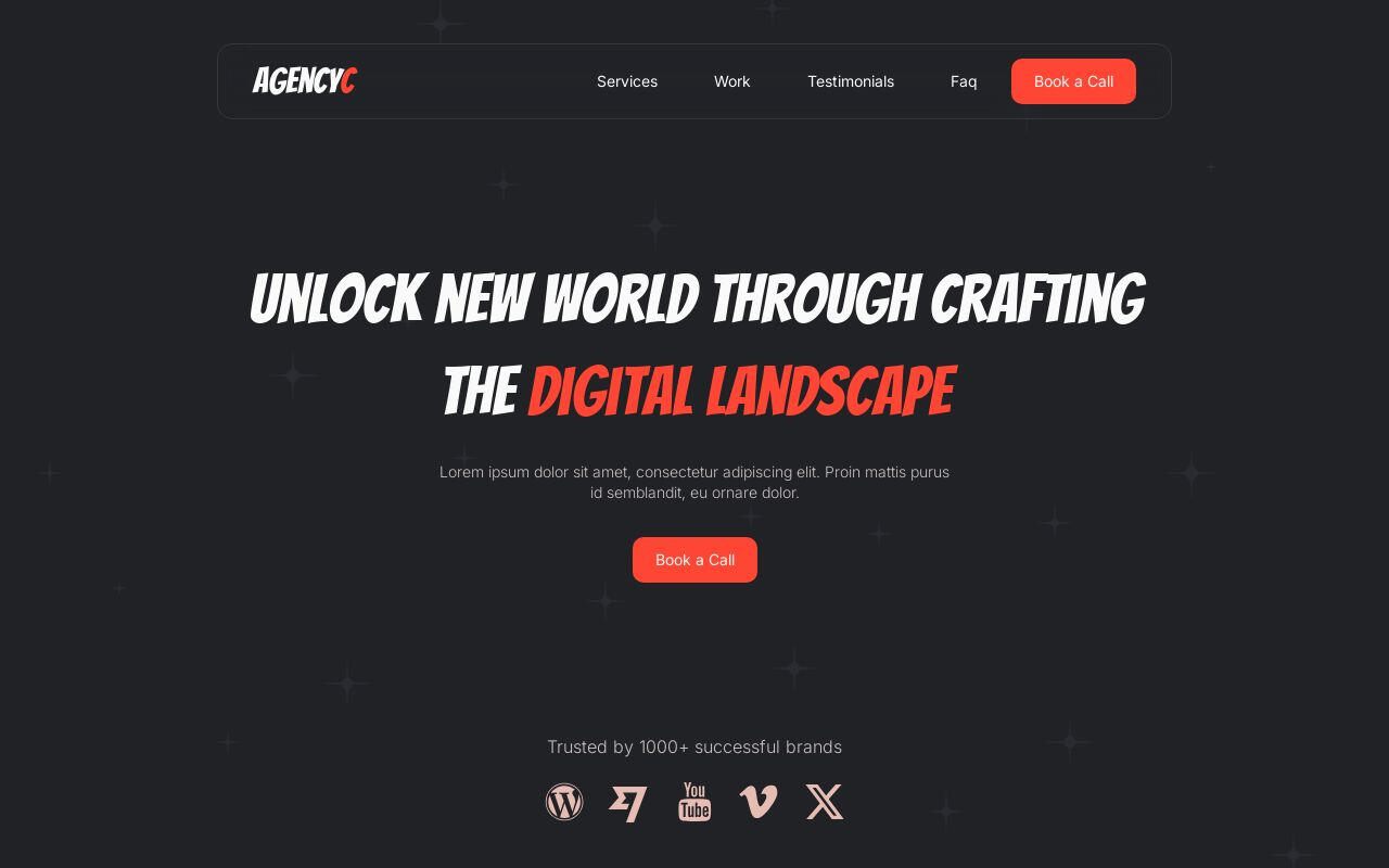 AgencyC carrd template