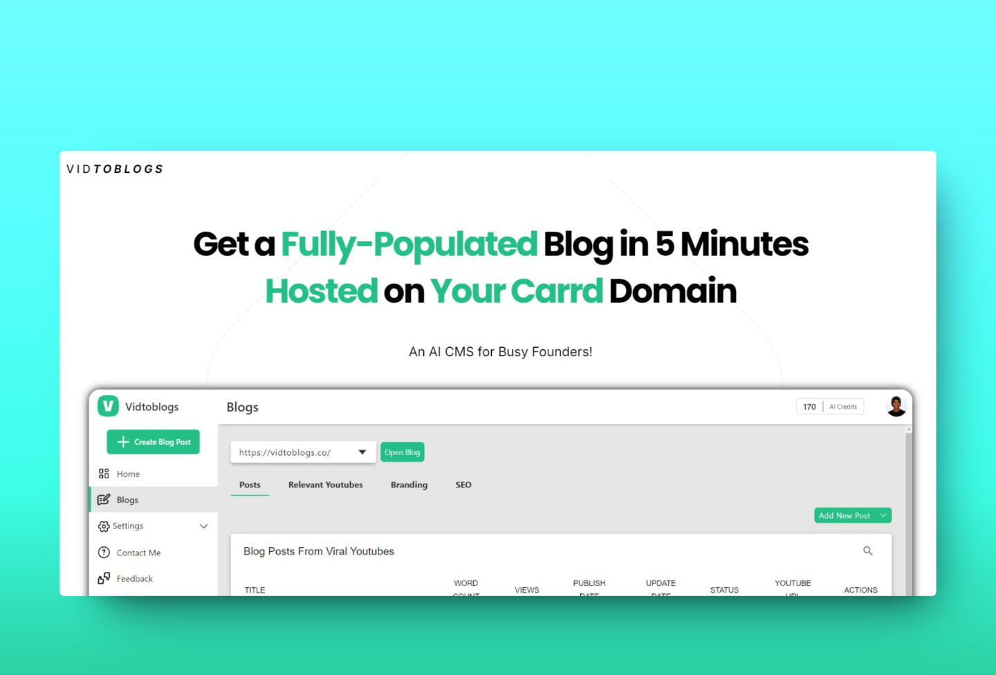 vidtoblogs logo